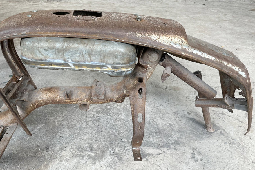 Lambretta Series 2-3 Li GP SX TV LD/D Style 7L Petrol Fuel Tank - Polished Stainless Steel