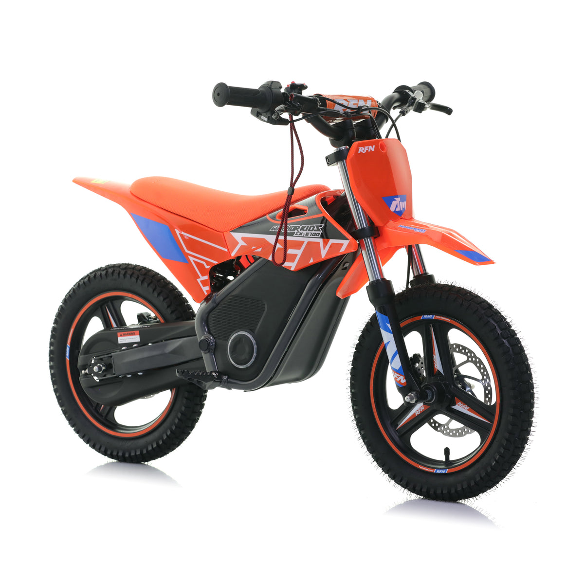 RFN Warrior SX-E700 Kids Electric MX Motocross Bike 14" Wheel - Orange