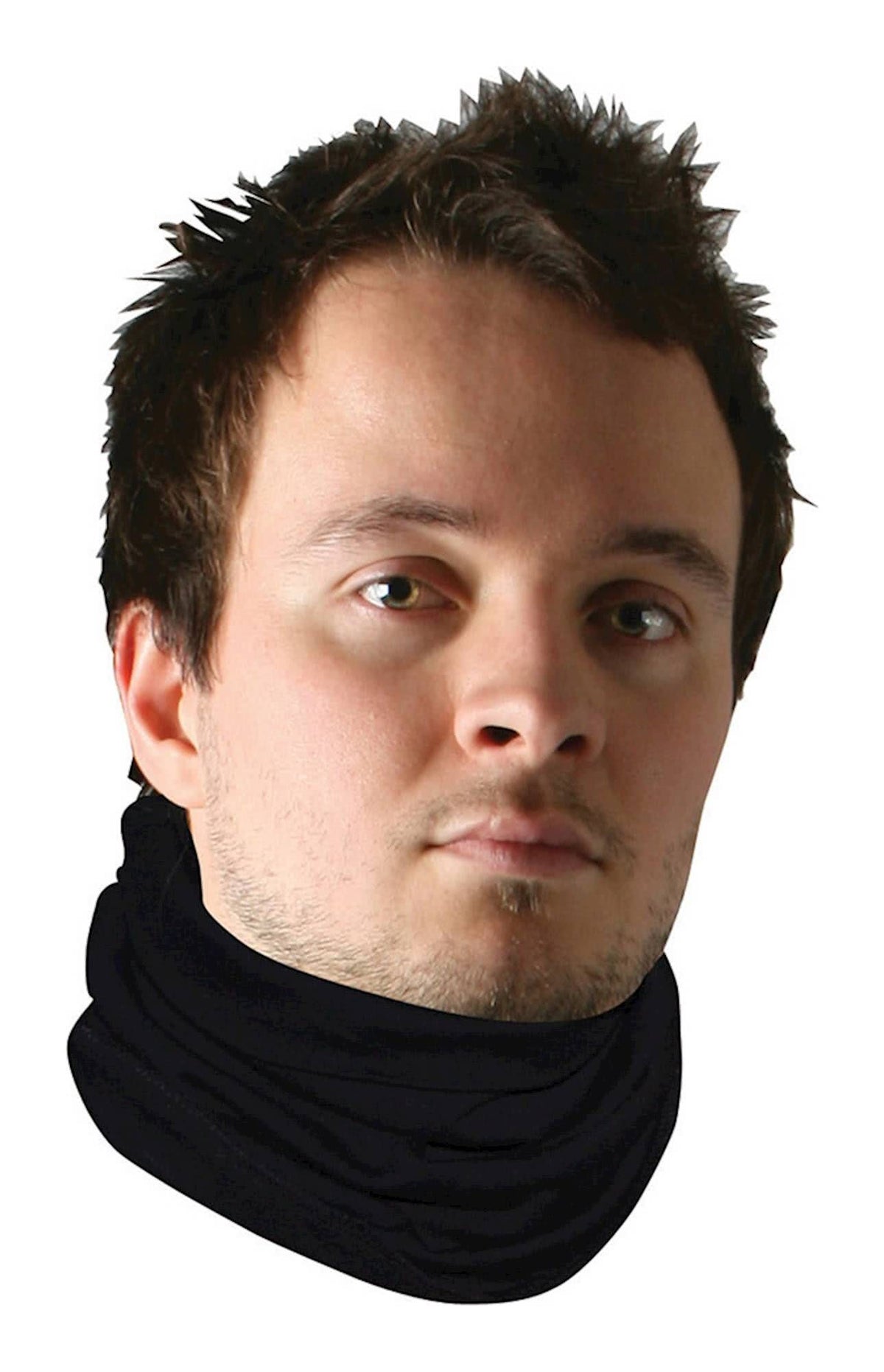 Neck Tube Warmer 100% Cotton Extra Comfort - Black