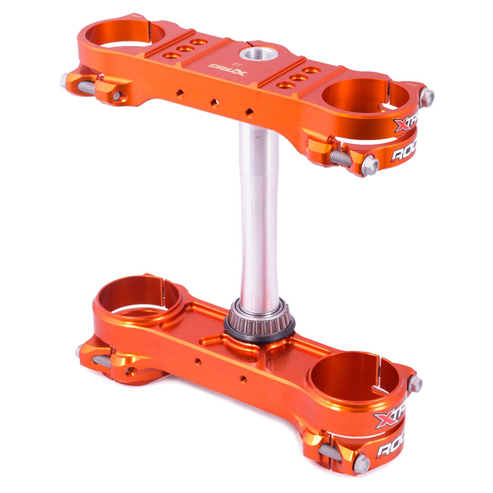 Husqvarna TE FE 2015–2023 TC FC 2014–2022 XTRIG ROCS Tech Triple Clamp OS 22mm - Orange