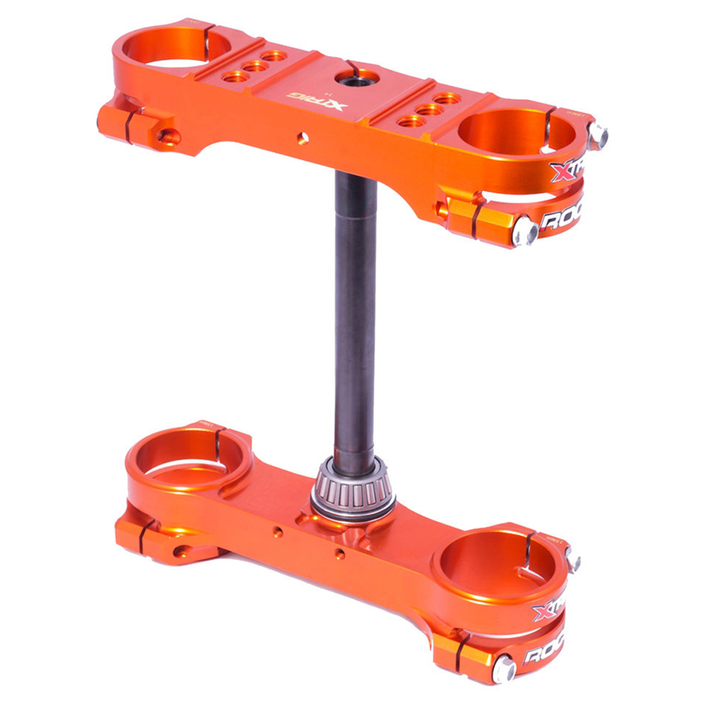 KTM SX85 2003–2024 Husqvarna TC85 2014–2024 XTRIG ROCS Tech Triple Clamp OS 14mm - Orange