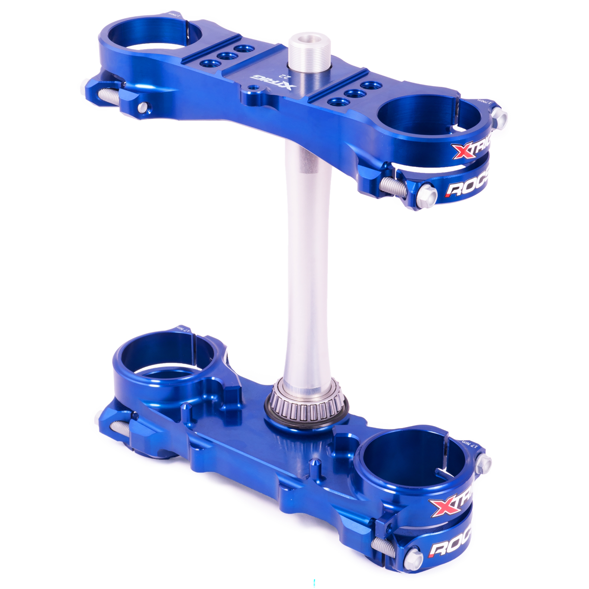 Yamaha YZF250 YZF450 2024–2025 XTRIG ROCS Tech Triple Clamp OS 22mm - Blue