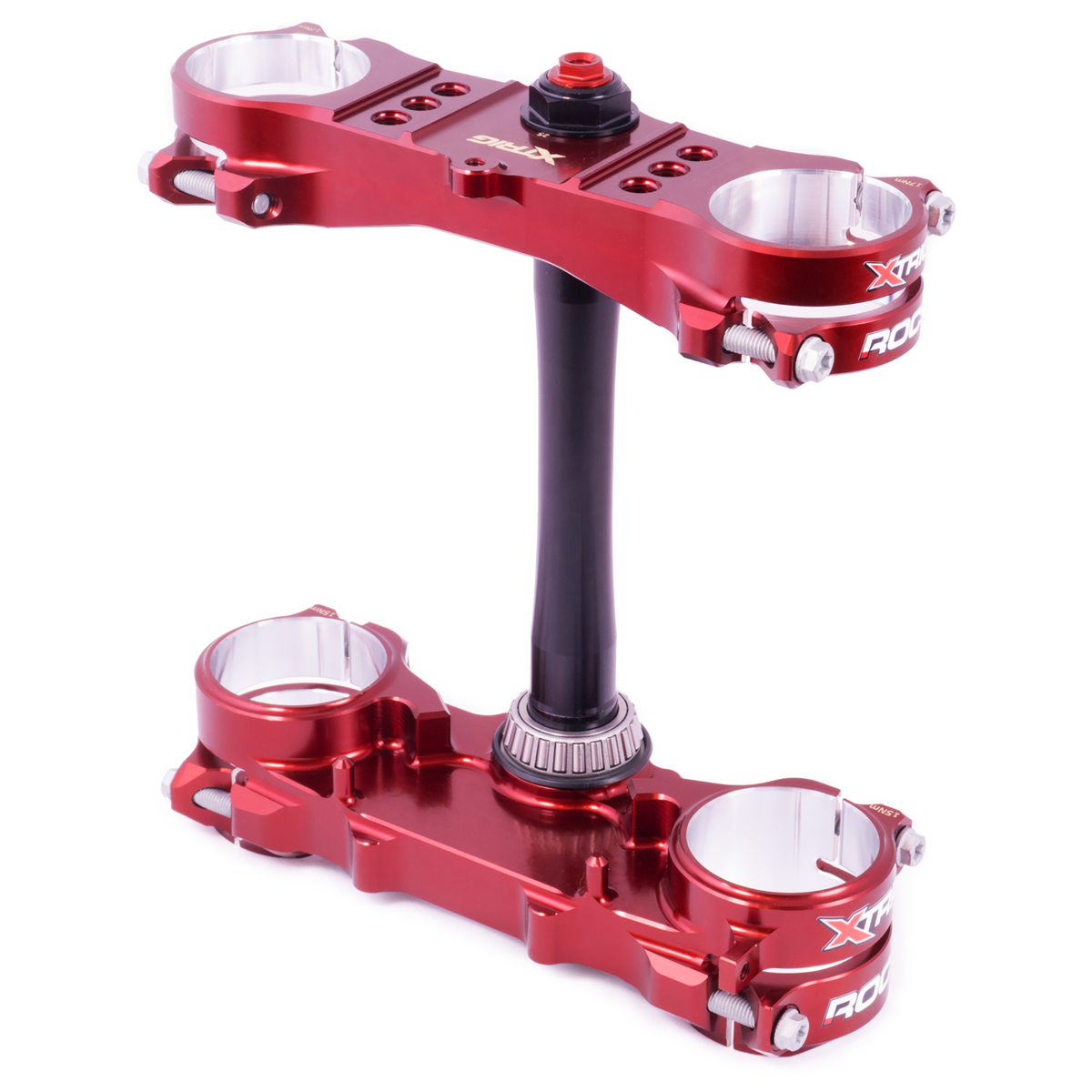 Yamaha YZF250 2024–2025 Fantic XXF450 2024–2025 XTRIG ROCS Pro Triple Clamp OS 20–22mm - Brown