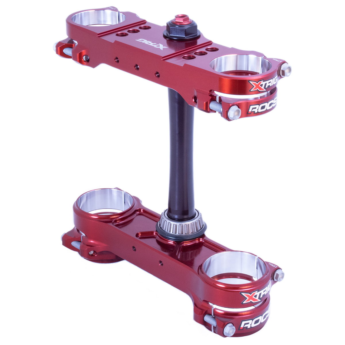 KTM SX SXF EXC EXCF 2024–2025 XTRIG ROCS Pro Triple Clamp OS 22–24mm - Brown