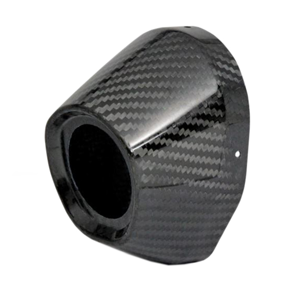 Fresco Silencer Carbon End Cap (Rivets Included) Exhaust Fitment