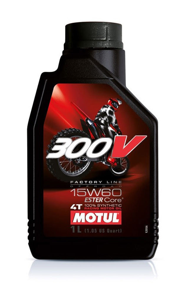 Motul 300V 4T Factory Line 15W-60 Off Road Engine Oil Ester Synthetic - 1 Litre
