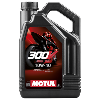 Motul 300V 10W-40 4T Factory Line Road Racing Synthetic Engine Oil 4L - Beedspeed