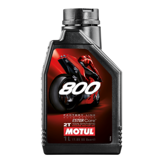 Motul 800 2T Factory Line Road Racing 2-Stroke Motorcycle Engine Oil 1L