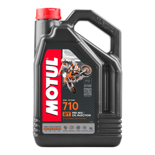 Motul 710 2T 2-Stroke Ester Synthetic Racing Motorcycle Engine Oil 4L