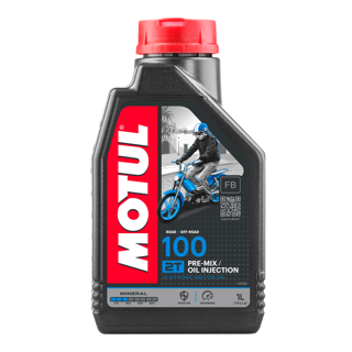 Motul 100 Motomix 2T 2-Stroke Mineral Motorcycle Engine Oil 1L