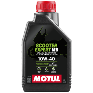 Motul Scooter Expert 4T 10W-40 MB Synthetic Motorcycle Engine Oil 1L