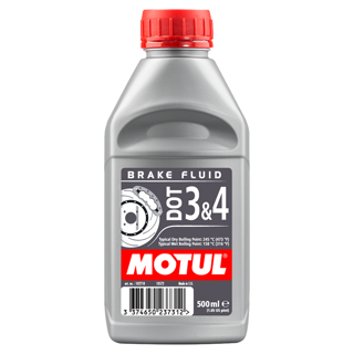 Motul DOT 3 & 4 Fully Synthetic Brake & Clutch Fluid 500ml