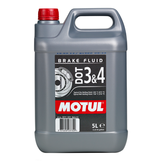 Motul DOT 3 & 4 Fully Synthetic Brake & Clutch Fluid 5L