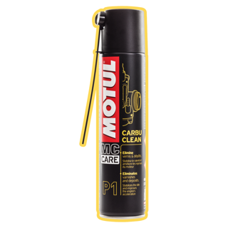 Motul P1 Carbu Clean Motorcycle Car Quad Carburettor Spray Cleaner 400ml