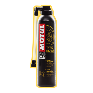 Motul P3 Tyre Repair Motorcycle Scooter Puncture Sealant Foam Spray 300ml - Beedspeed