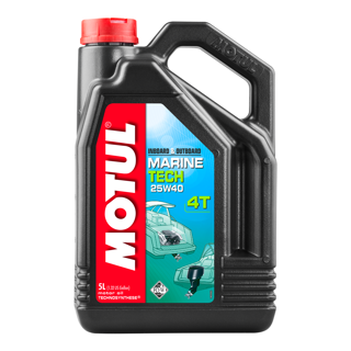 Motul Marine Tech 25W-40 4T 4-Stroke Engine Oil 5L