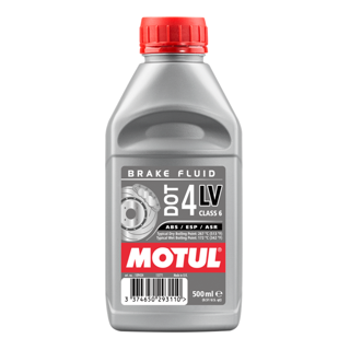 Motul DOT 4 LV Low Viscosity Brake Fluid 0.5L