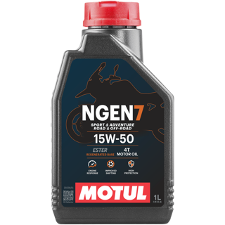 Motul NGEN 7 15W-50 4T Semi Synthetic Motorcycle Engine Oil 1L