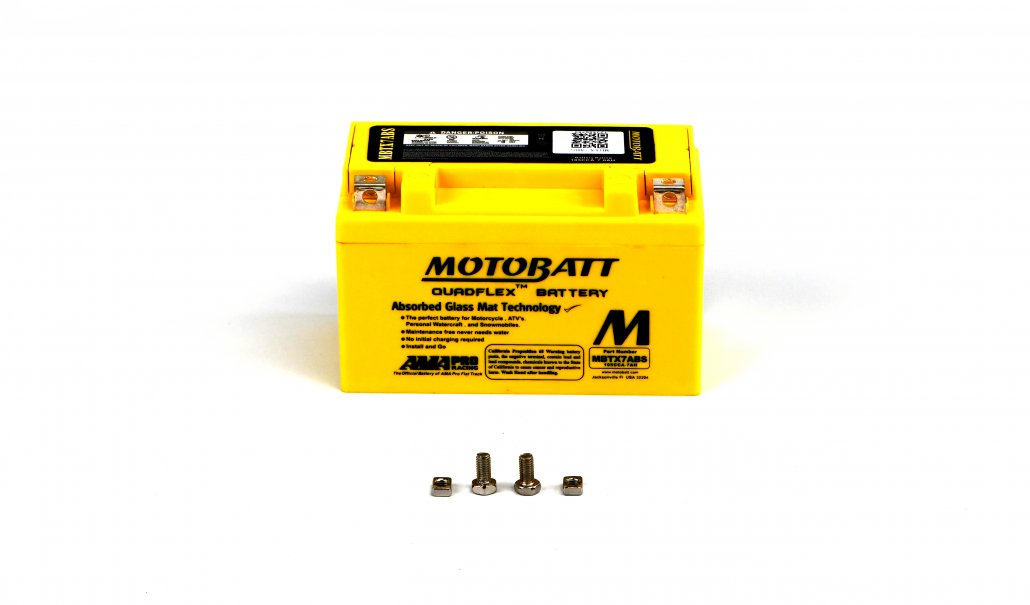 Motobatt AGM 12v 7.4Ah Battery MBTX7ABS Replaces YTX7ABS