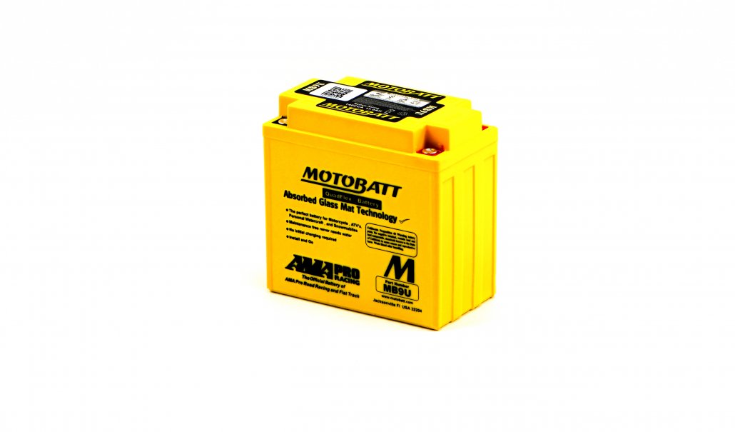 Motobatt AGM 12V 11AH Battery MB9U Replaces 12N73A, 12N73B, 12N7D3B