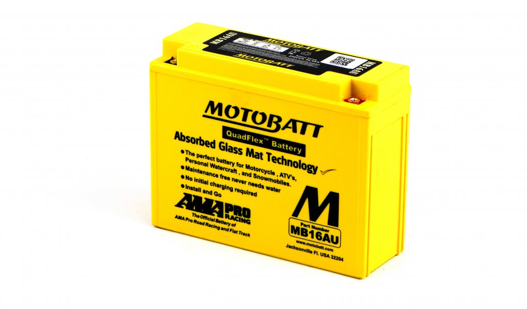 Motobatt AGM 12V 20AH Battery MB16AU Replaces YB16AL-A2