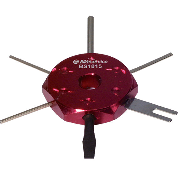 Bikeservice Tools Wire Terminal Tool Set - Red