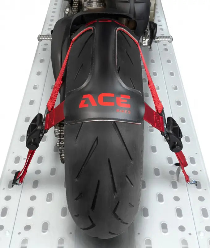 AceBikes TyreFix Motorcycle Transport Tie Down Ratchet Strap System - Beedspeed