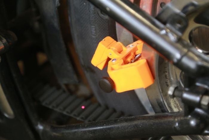 Tru Tension Scooter Motorcycle Laser Monkey Tool Wheel Alignment Tool