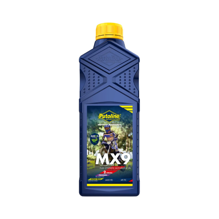 Putoline MX9 Ester Tech Fully Synthetic Two Stroke Injet/Pre Mix 1 Litre
