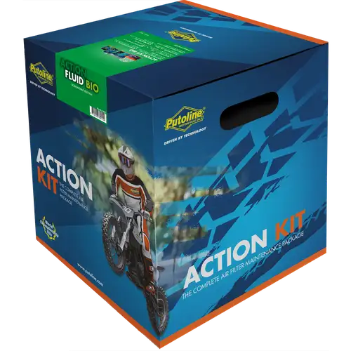 Putoline Action Bio Kit Complete MX Offroad Motorbike Foam Air Filter Service Kit