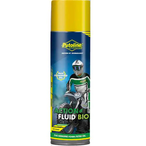 Putoline Action Fluid Bio 1 Litre and Bio Foam Air Filter Oil Spray 600ml Combo Pack