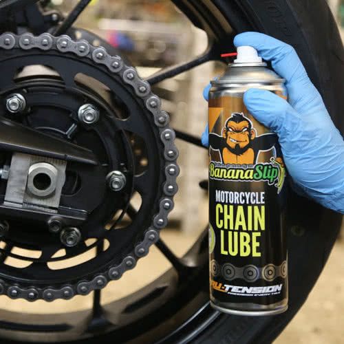 Tru Tension Motorcycle Motorbike Banana Slip O.X & Z Ring Chain Lube 500ml