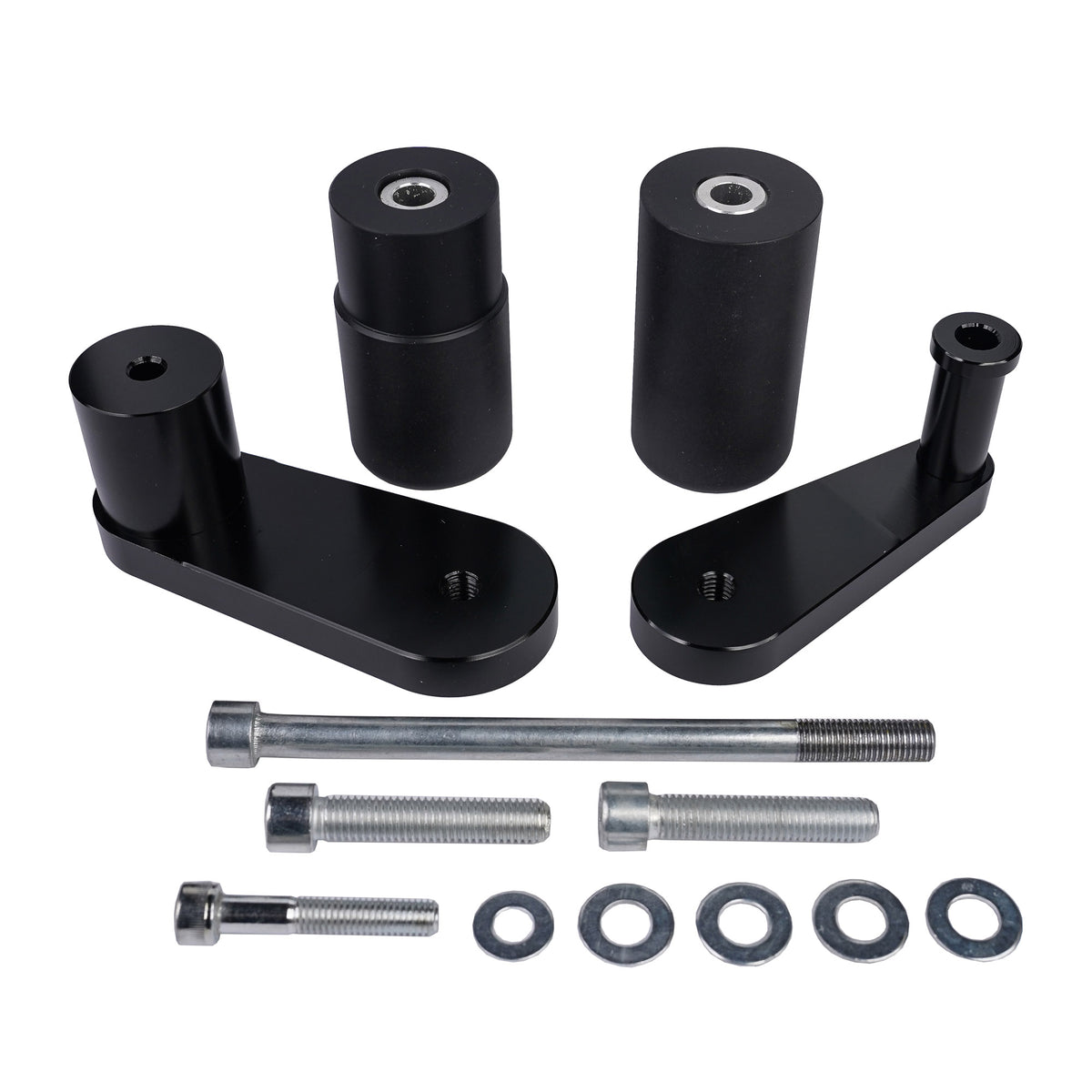 Kawasaki Ninja 650R 2007-2008 BikeTek Black STP Crash Protector