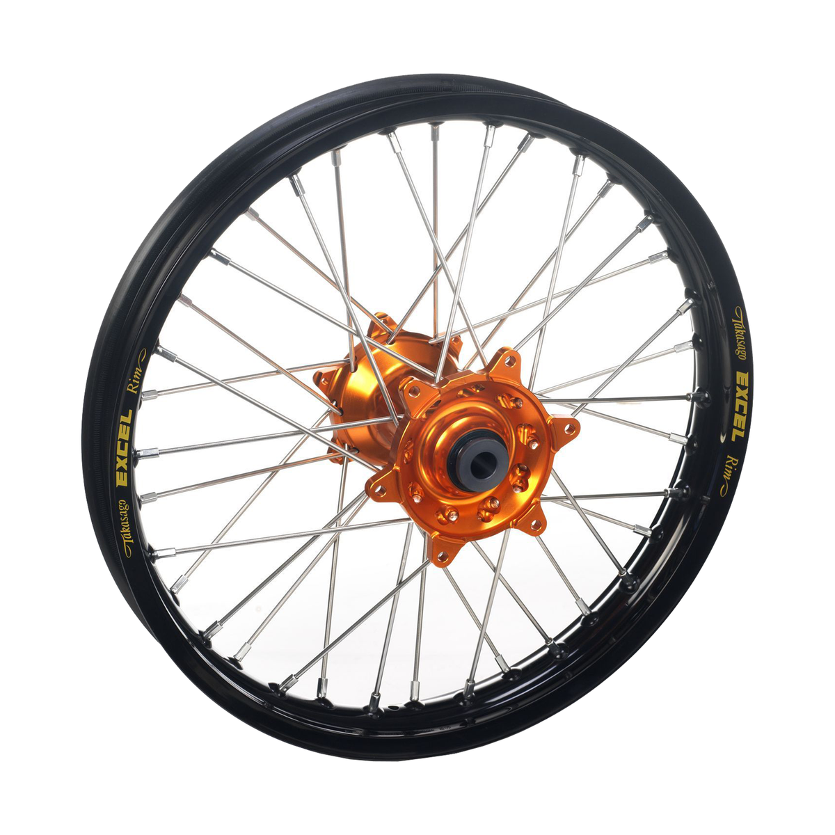 KTM SX65 2016-2024 Rear Wheel 12x1.60 Black Rim Orange Hub - Haan Wheels