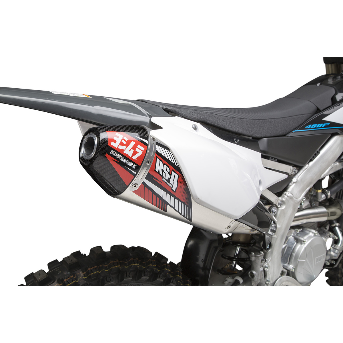 Yamaha YZ450F 2018–2022 / WR450F 2019–2022 Yoshimura RS-4 Slip-On Exhaust