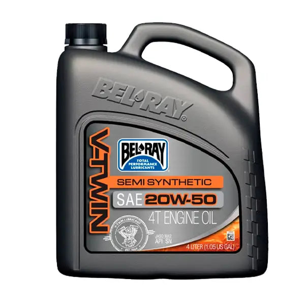 Bel-Ray V-Twin Semi-Synthetic Engine Oil 20W-50 4L
