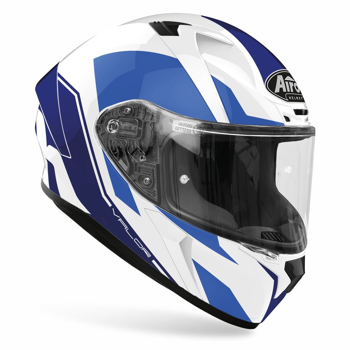 Airoh Valor Full Face Motorcycle Motorbike Helmet - 'Wings Blue' (Gloss)