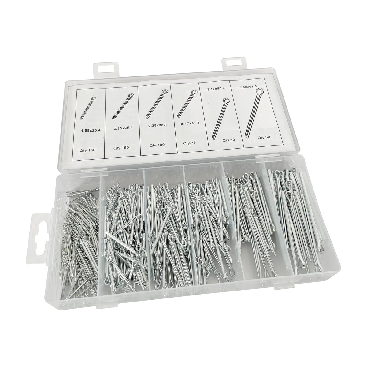 Bike It Cotter Pin Assortment Kit 500+ Pieces Motorcycle Workshop