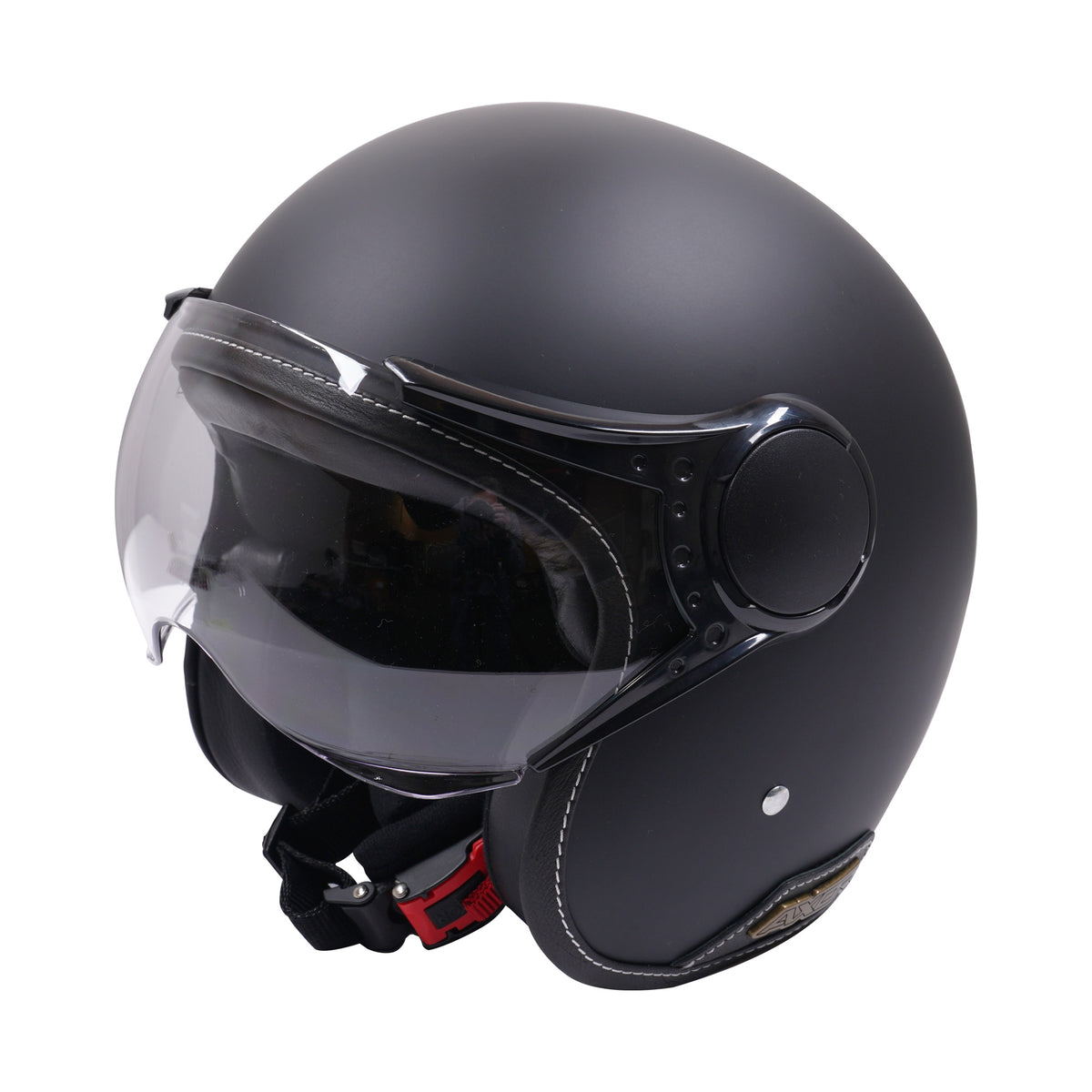 Axor Helmet Jet Open Face - Matt Black / Black