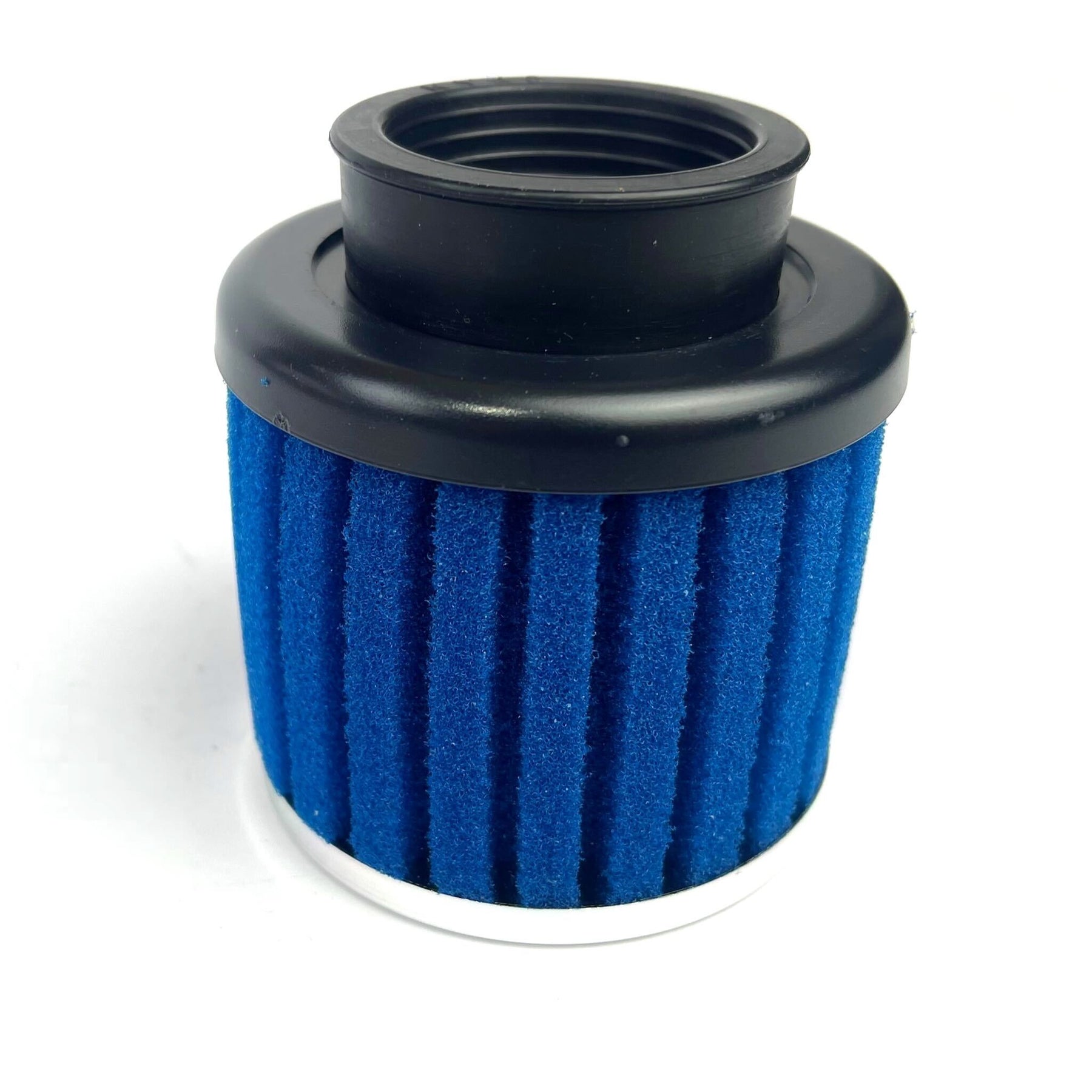 Air Filter Ribbed Sponge Blue 42mm Straight