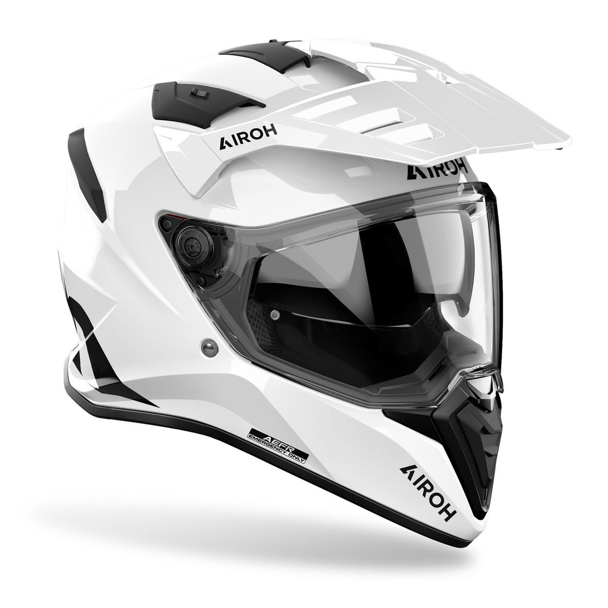 Airoh Bandit Motorcycle Helmet - White Gloss ECE 2206