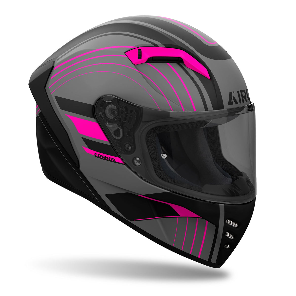 Airoh Connor Full Face Motorcycle Motorbike Helmet - Achieve Pink Matt ECE 2206