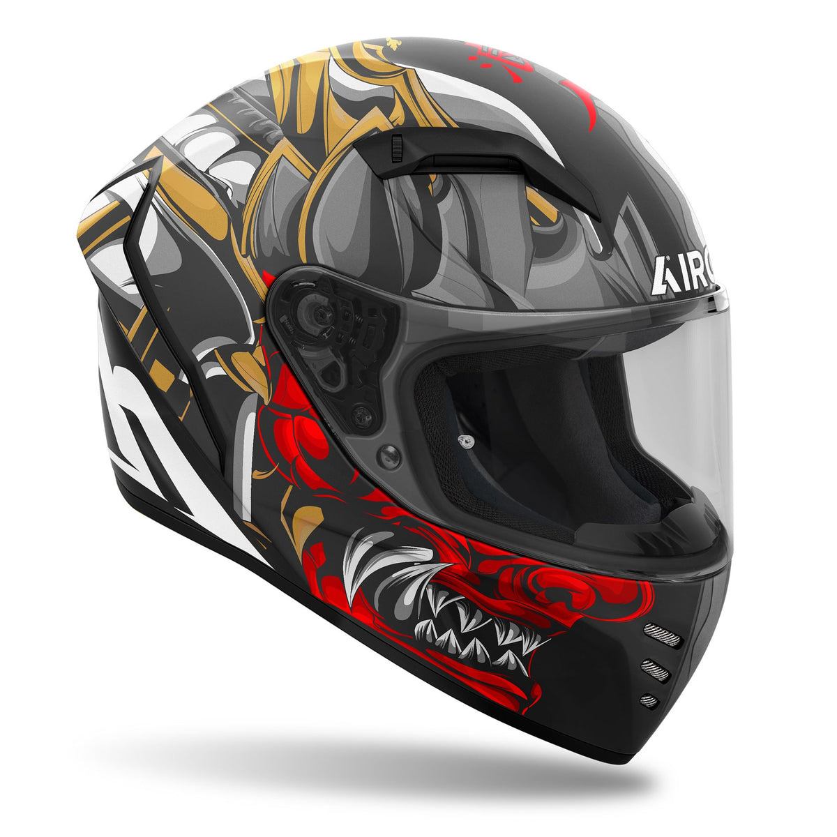 Airoh Connor Full Face Motorcycle Motorbike Helmet - Samurai Matt ECE 2206
