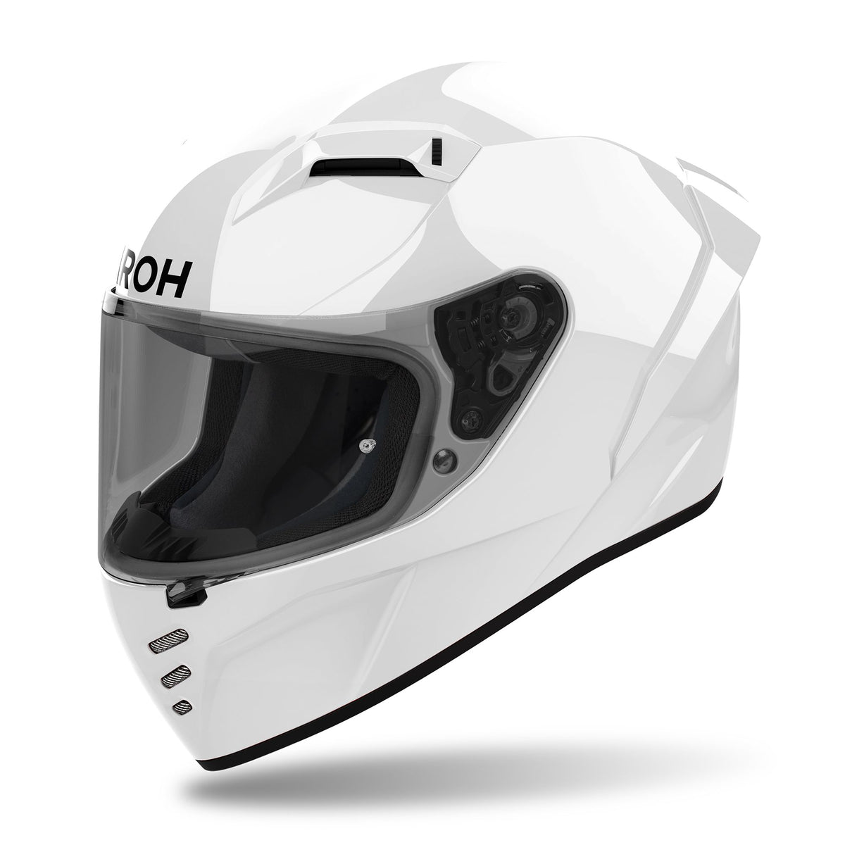 Airoh Connor Full Face Motorcycle Motorbike Helmet - White Gloss ECE 2206