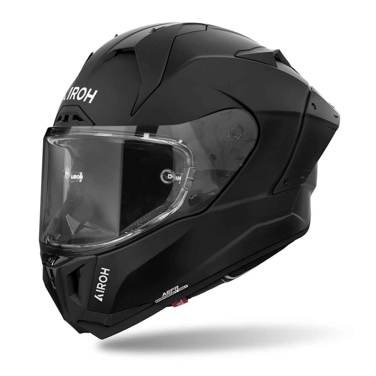 Airoh GP800 Full Face Motorcycle Motorbike Helmet - Matt Black ECE 2206