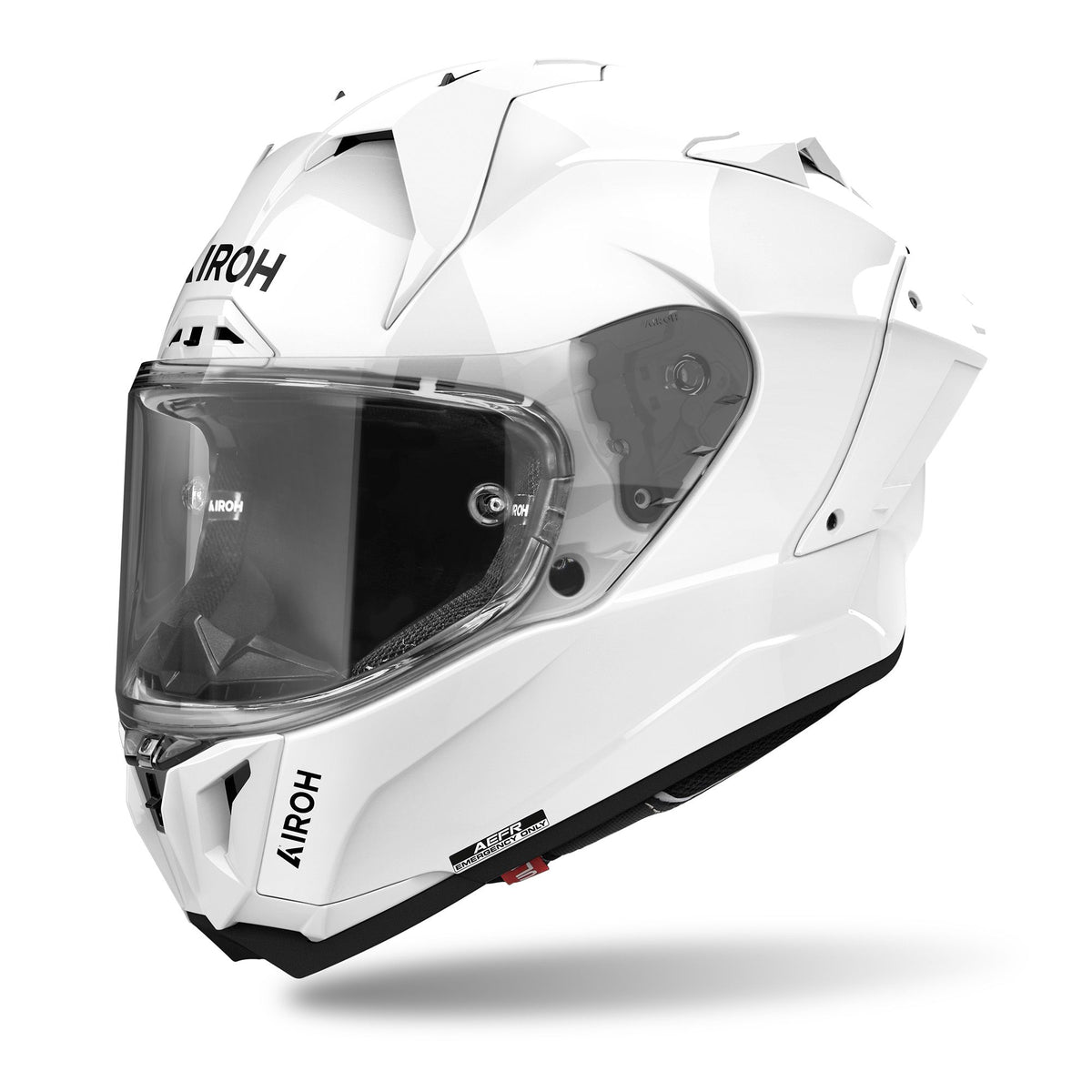 Airoh GP800 Full Face Motorcycle Motorbike Helmet - Gloss White ECE 2206