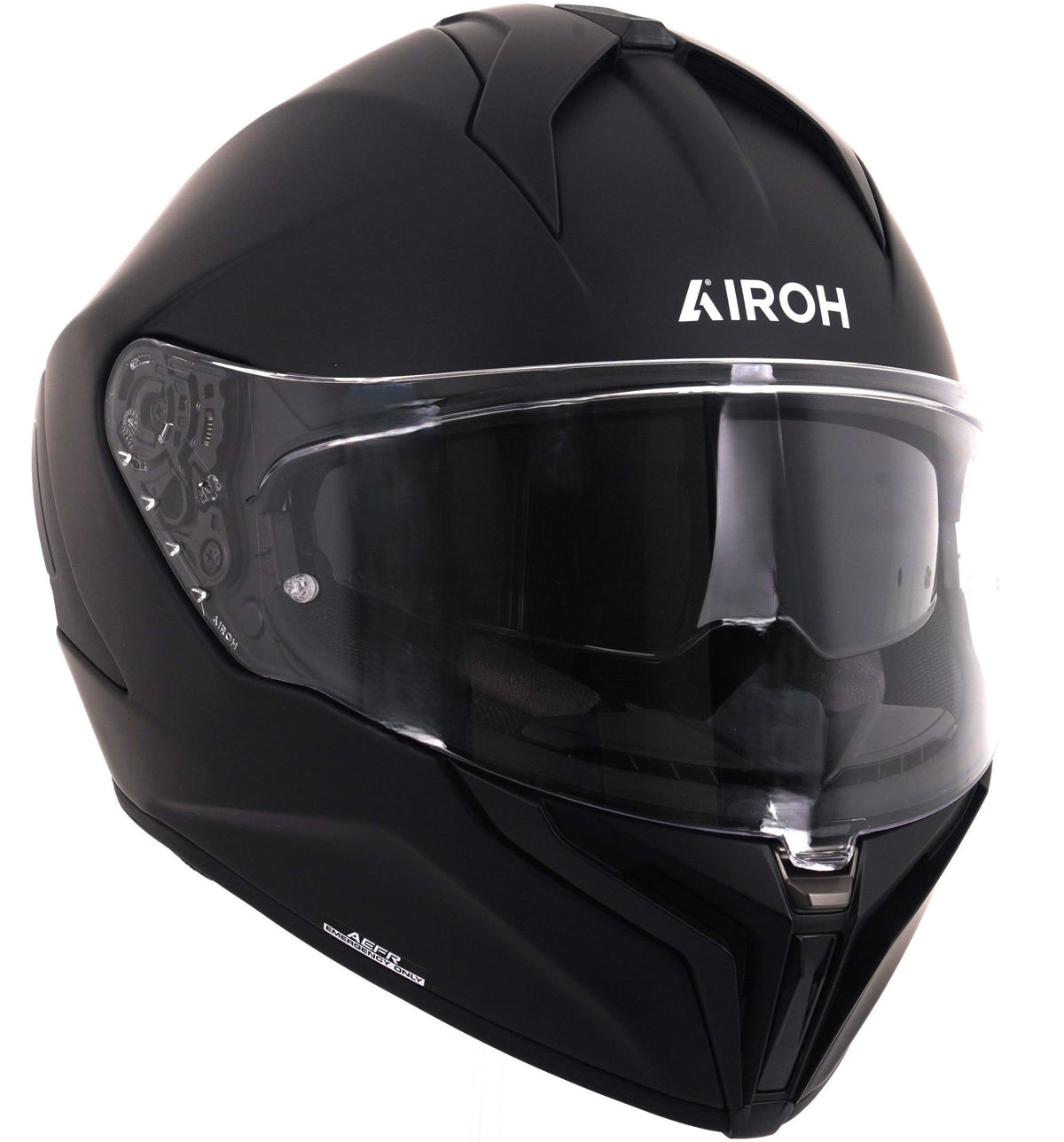 Airoh Matryx Full Face Motorcycle Motorbike Helmet - Matt Black ECE 2206
