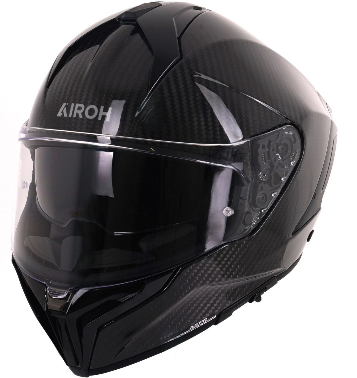 Airoh Matryx Full Face Motorcycle Motorbike Helmet - Carbon Gloss ECE 2206