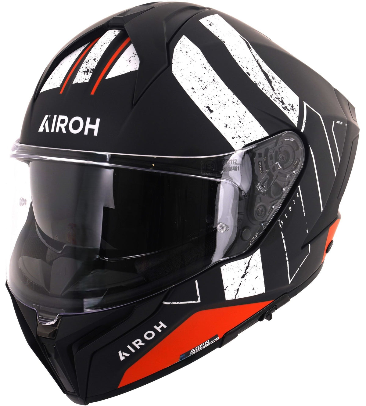 Airoh Matryx Full Face Motorcycle Motorbike Helmet - Scope Orange Matt ECE 2206