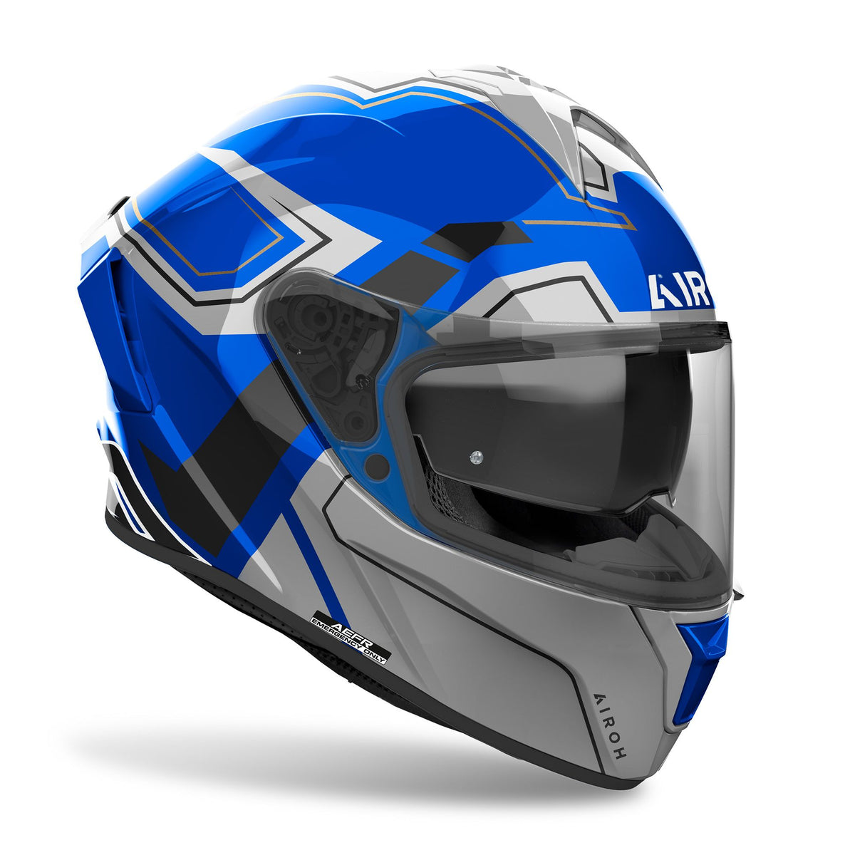 Airoh Spark 2 Full Face Motorcycle Motorbike Helmet - Dart Blue Gloss ECE 2206